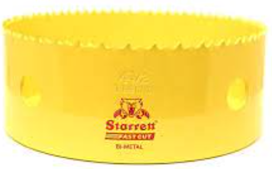 Fast Cut Holesaw Cutter 114mm – Large Diameter Bi-Metal Fast Cut Hole Saw for Sheet Steel & Plastics